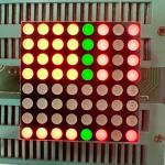Bi-Colour Red/Green 3mm 8*8 DOT Matrix Stabler Performance Common Anode LED