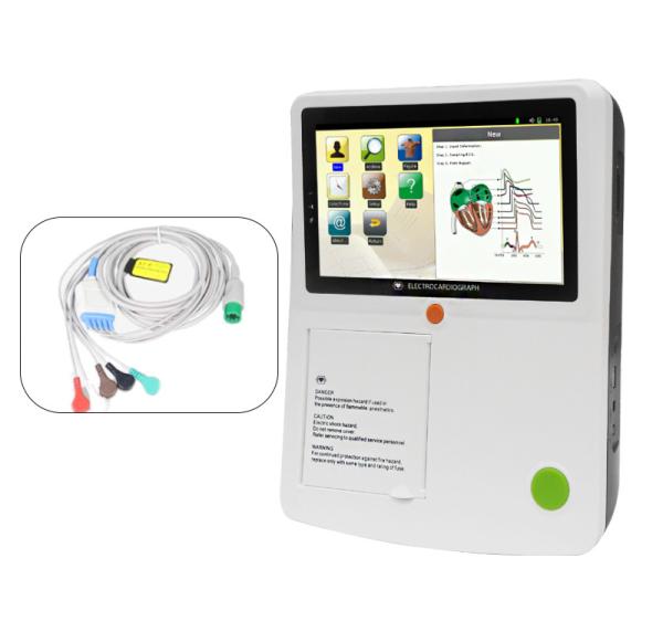Quality 3 Channel Ecg Ekg Heart Monitor Electrocardiogram Machine With PC Software for sale
