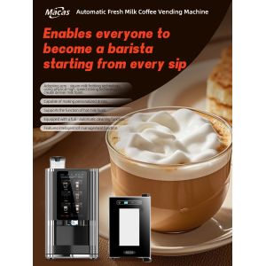 China Best Fresh Milk Automatic Coffee Vending Machine Support IOT wholesale