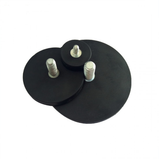 Quality Customized Rubber Coated Magnet Neodymium Magnetic Disc Shape for sale