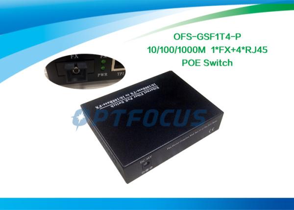 Quality 5 Port Power Over Ethernet POE / Gigabit Poe Network Switch DF SM Mulyimode for sale