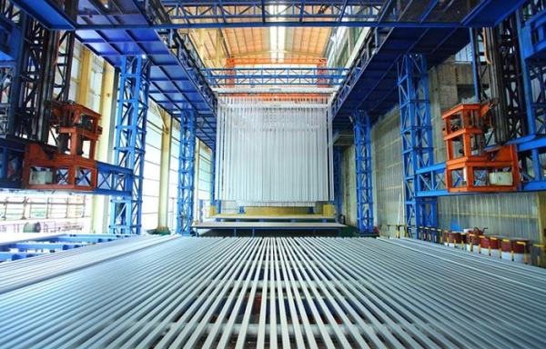 Quality Automated Vertical Anodizing Production Line And Electrophoresis System for sale