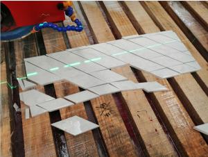China 5 Axis Bridge Cutting Machine Rotate 360 Degrees 45 Degrees Chamfer  CNC Machines on sale