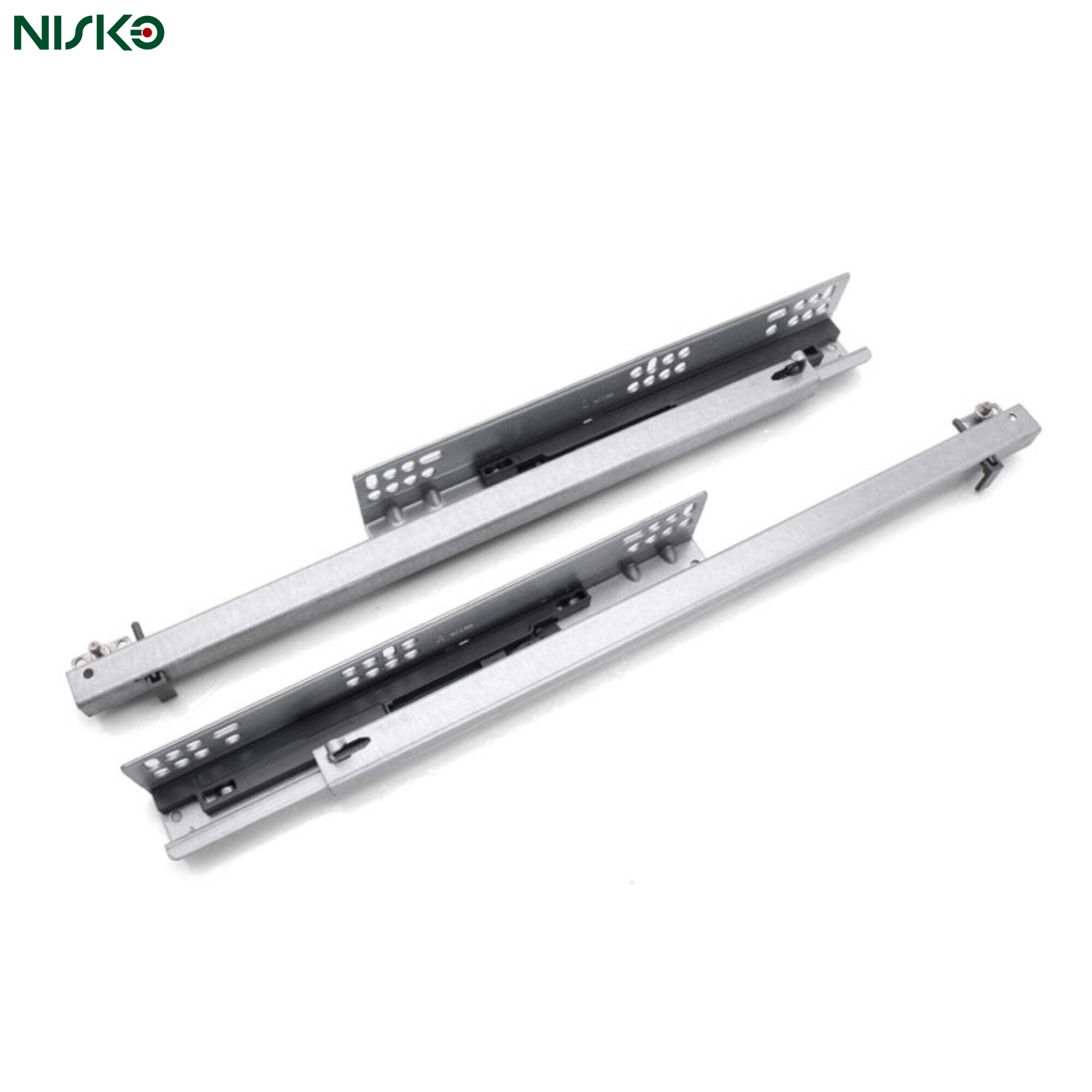 China Telescopic Single Extension Soft Closing Slide Concealed with Pin wholesale