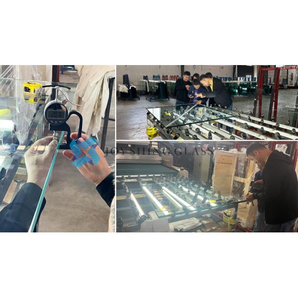 Photo of Clear Laminated Glass Quality Control Anti-UV Laminated Glass 8.38mm Clear PVB Security Laminated Glass