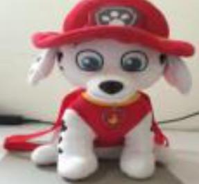 China 30cm 0.98ft Spotty Dog Plush Toy Backpacks Unisex Hypoallergenic on sale