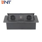 with double usb charger interface round corner conference table pop up socket