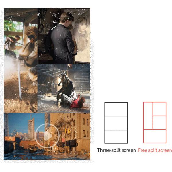 Wall Mounted 55 Inch 5ms Lcd Advertising Media Player