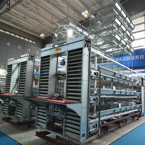 China 25mm 360degree Nipples Poultry Farming Equipment , Q235 Egg Layer Farming Cage on sale