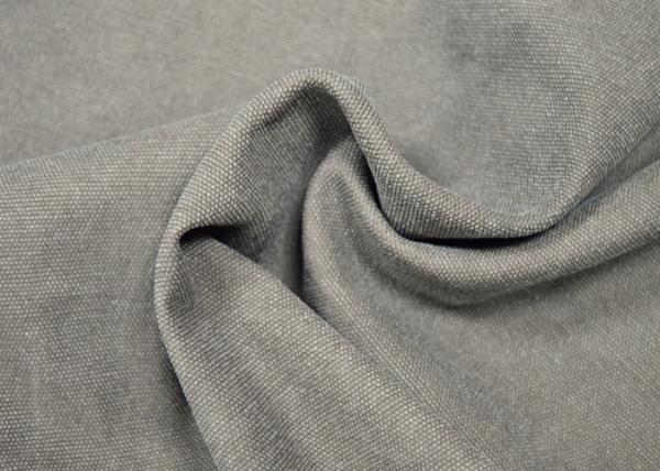 Quality Plain Style Stone Washed Canvas Fabric Density 46 X 28 With Customized Color for sale