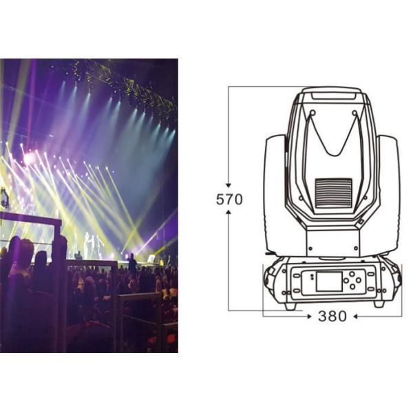 Yodn 380W 3 In 1 Beam Spot Wash Stage Moving Head Lighting With Touch Screen