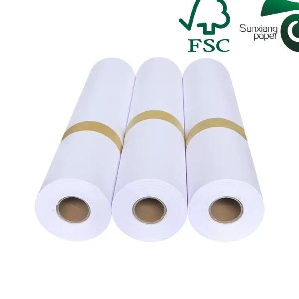 610mm 620mm Width Plotter Paper Roll For CAD Engineering Paper CAD Plotter Paper