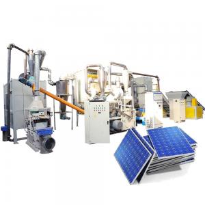 China Recycling Plant for Solar Panel Glass Stripping and Cell Crushing 220V/380V Voltage wholesale