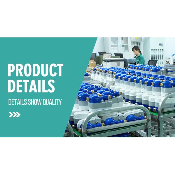 DN20 Radio Frequency Electronic Ic Card Prepaid Water Meter Ic Digital