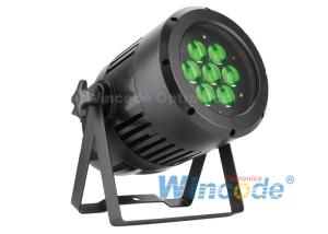 China 7pcs 15W RGBW 4 in 1 Waterproof LED Zoom Par Light | Motorized Zoom Par Led Lamps DMX Control RDM on sale
