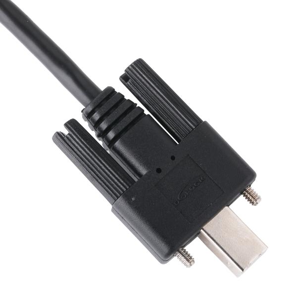 Quality Locking Connector USB 2.0 Type A To Type B Cable For Printers / Camera / Scanners for sale