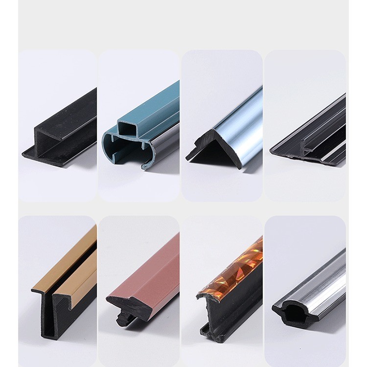 PVC Rubber Seal U Channel Classic Style Waterproof For Shower Application