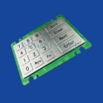 Ruggedized Vandal-Resistant Metal Numeric Keypad With 16 Large Metal Keys For