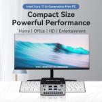 Intel Core i5 1135G7 Home Mini PC M.2 2242 SSD With Dual LAN And Fan
