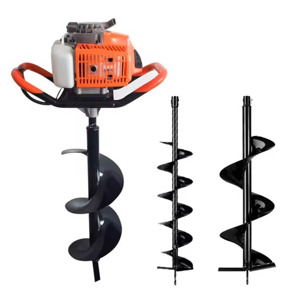 Portable drilling machine side profile