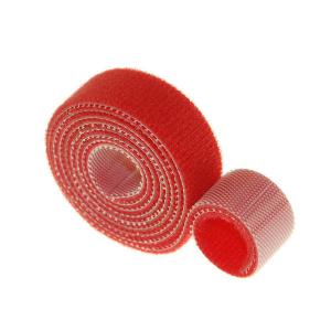 China Red Back To Back  , Fasten Loop And Hook Tape 25MM wholesale