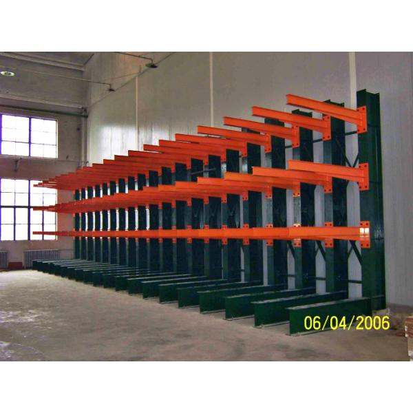 Long Pipes Adjustable Cantilever Racking System For Industrial Warehouse
