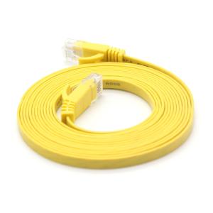 High Speed 24awg Ethernet Network Patch Cord , Cat5 Cat5a Flat FTP Internet Lan Cable