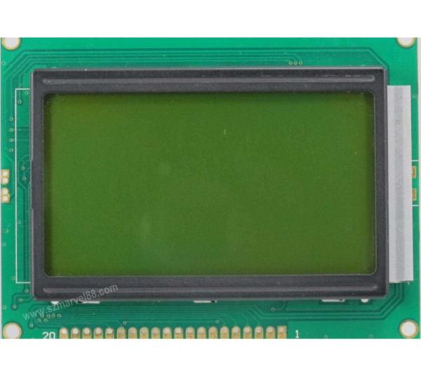 M12864B-Y5, 12864 Graphics LCD Module, 128 x 64 dot-matrix Display, STN YG,