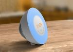 Bluetooth Colorful Wake Up Light Alarm Clock , FM Radio Function Sun Lamp Alarm