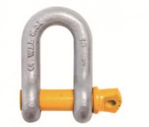 China WLL 8.5 Tonne Wide Body Shackles , 1 Inch Screw Pin D Shackle on sale
