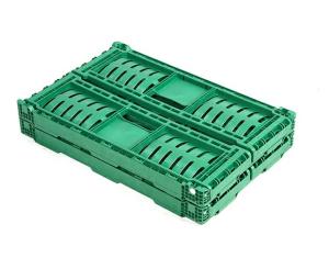 China Vented Foldable Fruit And Vegetable Plastic Crates Loading Capacity 20kg wholesale