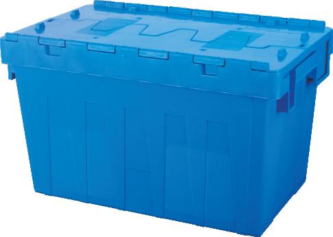 Quality Eco Friendly Square Plastic Crates Reinforced Durable High Load Capacity for sale