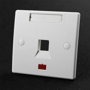 China RJ45 Network Face Plate For Telephone / Workstation wholesale
