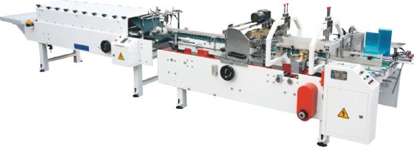Quality Automatic French Fries Box Gluing And Folding Machine Paperboard Potato Chips Carton Folder Gluer Machine for sale
