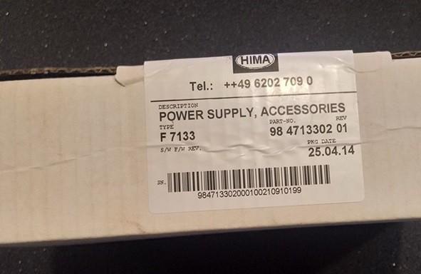 Quality F7133 HIMA PLC 4-FOLD POWER DISTRIBUTION MODULE REFURBISHED for sale