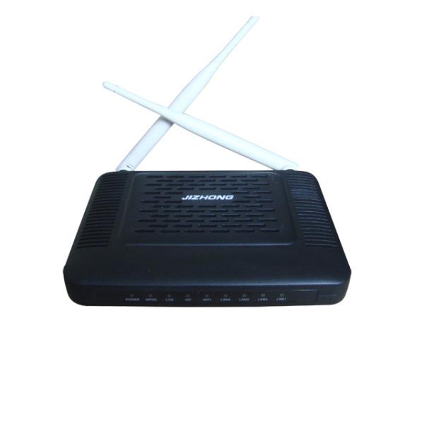 Quality GEPON FTTH ONU Modem Fiber Optic Transmission Network 4FE CATV WIFI EPON ONU for sale
