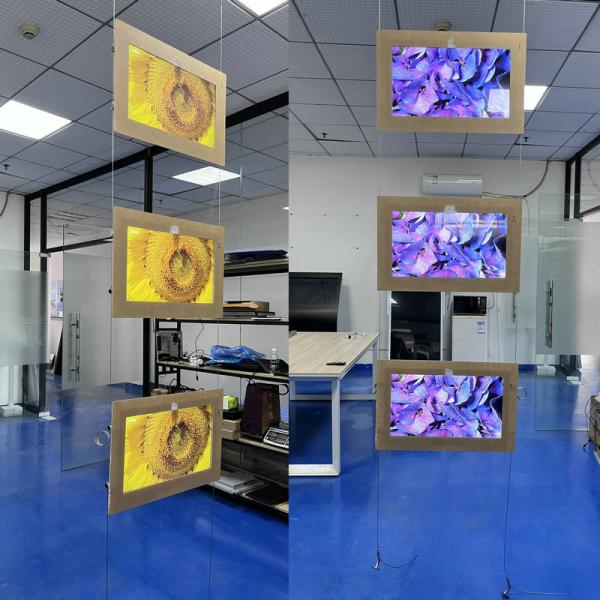 China Indoor High Brightness 3 Screen Advertising Display USB and HDMI Interface High Refresh Rate wholesale