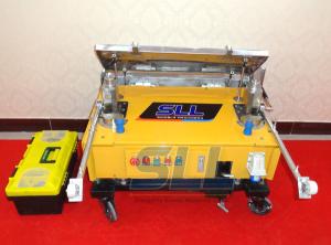 China Brick Wall Automatic Plastering Machine , Indoor Plaster Rendering Machine on sale