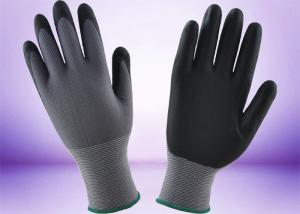 China Full Micro Foam Nitrile Coated Gloves Safety Working Customer Design Logo wholesale