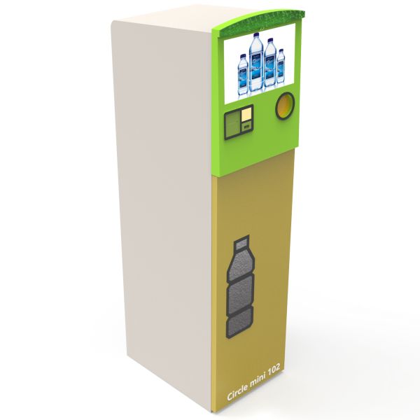 Commercial Supermarket Indoor Circle RVM 735 Rvm Reverse Vending Machine