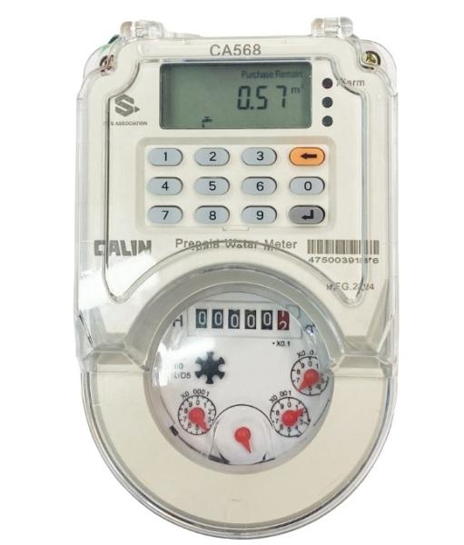 Quality R160 High Accuracy Class C LoRaWAN Prepaid Water Meter with Ball Valve for sale