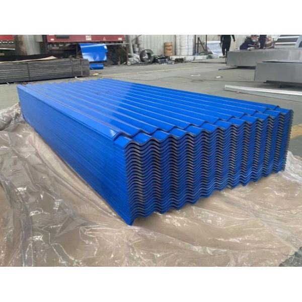 Prepainted PPGL PPGI Steel Coils Galvanized Corrugated Metal Roofing Sheet