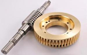 China 42CrMo  / 20CrMnTi , Brass Worm Gear Wheel Nitrification For Machine Gearbox wholesale