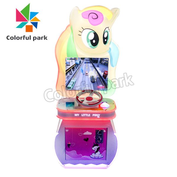 superpark electronic coin game car arcade machines kids coin operated game machine for game center
