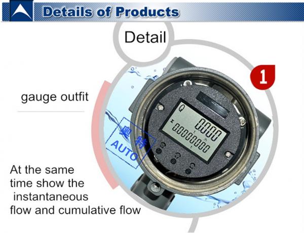 High Accuracy Vortex Flowmeter for liquidgas steam ON SALE with low cost