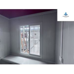 Customizable Mobile Steel Security Booth Durable Aluminum Window Included