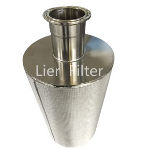 China Special Five Layer Metal Sintered Filter Element Folding Type wholesale