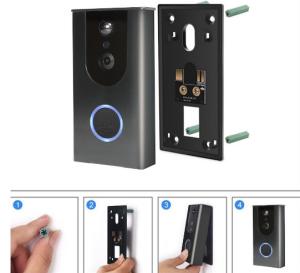 China Commercial Wireless Digital Ding Dong Doorbell Android and IOS APP control wifi HD doorphone camera visual doorbell wholesale