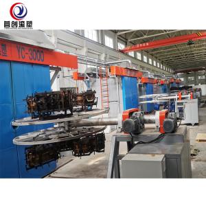 China Interlock Shuttle Rotomolding Machine With Touch Screen PLC Control System wholesale