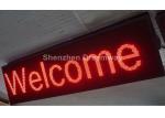 Single Red LED Scrolling Message Display 5V 40A , single line P 10 LED Message